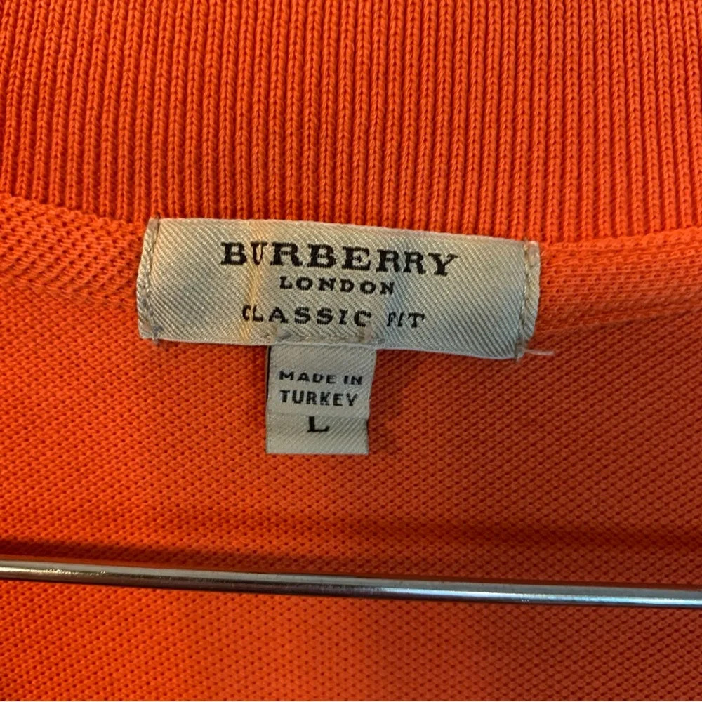 Burberry Embroidered Polo T-Shirt L - Picture 4 of 12